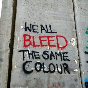 we all bleed the same colour