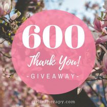fb page milestone gratitude giveaway - girlintherapy