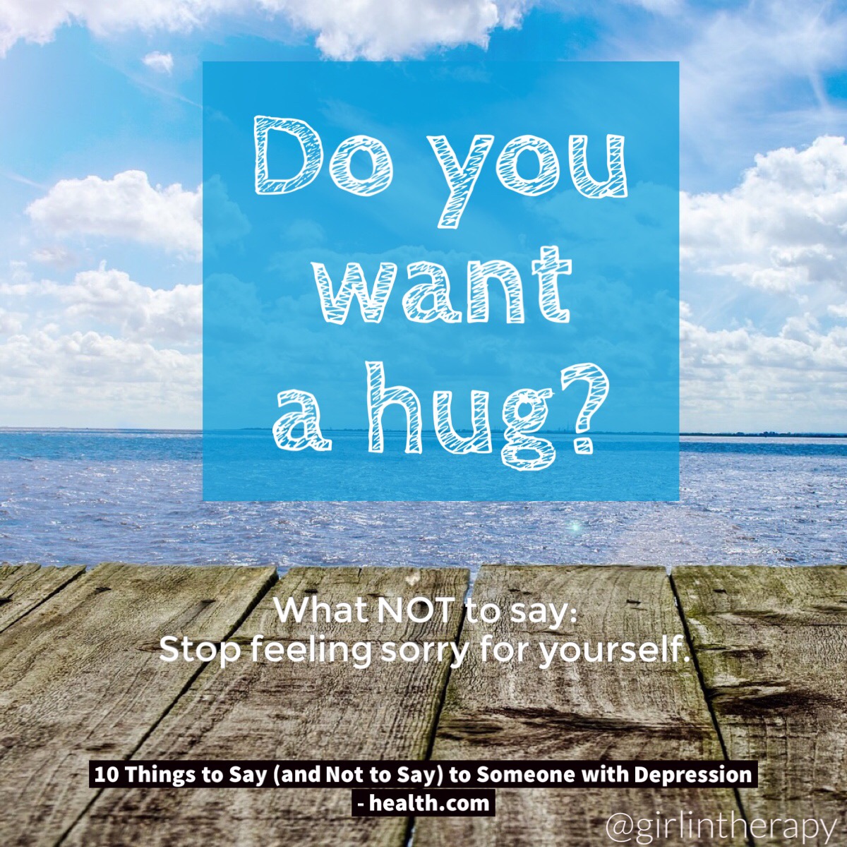 How to help someone in Depression - Do you want a hug